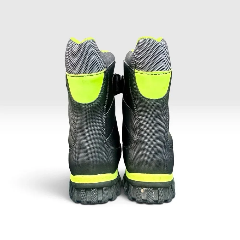 DSG Menace-Volt Unisex Kids Snow Boots 3M Thinsulate Waterproof Gray/Green 6